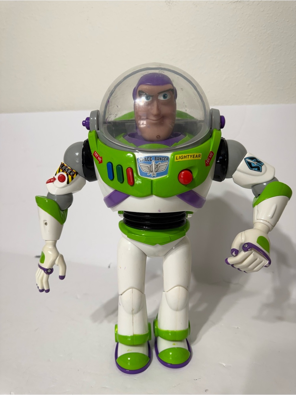 Disney Pixar Buzz Lightyear 12" Interactive Figure ANDY Toy Story Works! - Picture 2 of 15